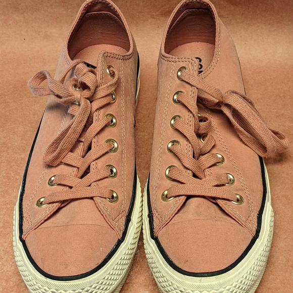 Converse Shoes - Converse Women's Peach Canvas Sneakers